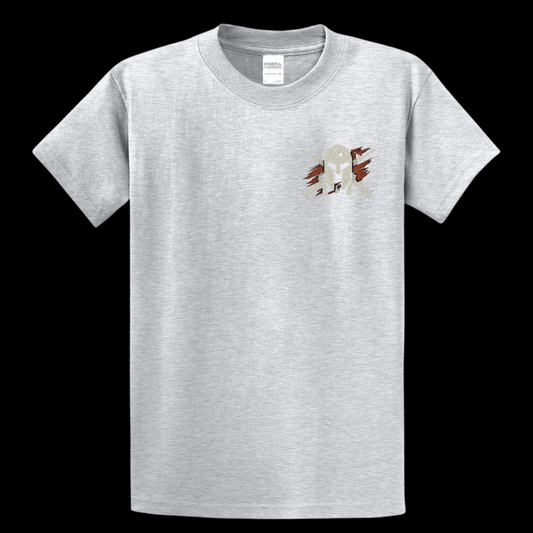 Molon Labe Spartan Tee – Ash Gray