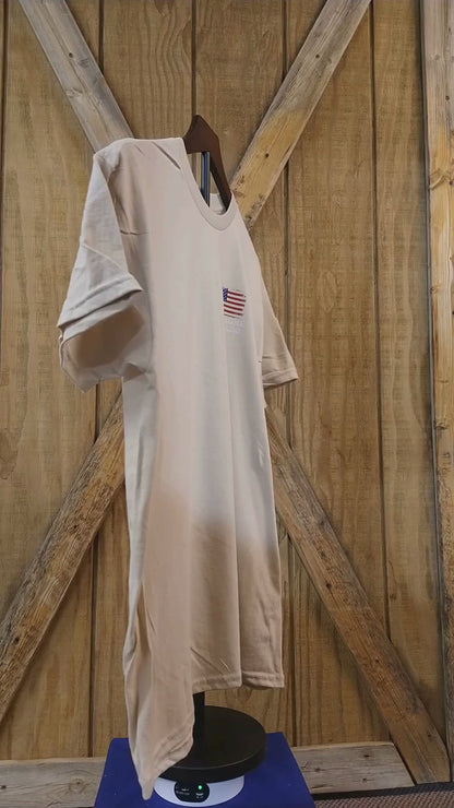 United As One States Flag Tee – Sand